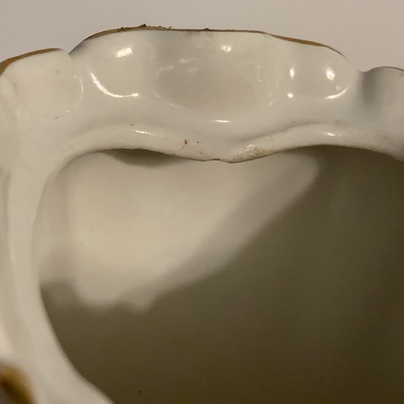 1900’s Nippon Japan chocolate Pot w/red Roses, lid - Picture 11 of 12